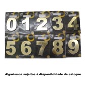 ALGARISMO LUXO ESPELHADO DECORE 15CM-N°6