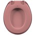 Assento Sanitário Oval Plástico/Almofadado Rosê Astra