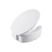 Assento Sanitário Plástico Elevado 13,5 cm Branco Mebuki