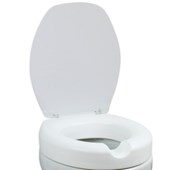 Assento Sanitário Plástico Elevado 7,5 cm Branco Mebuki