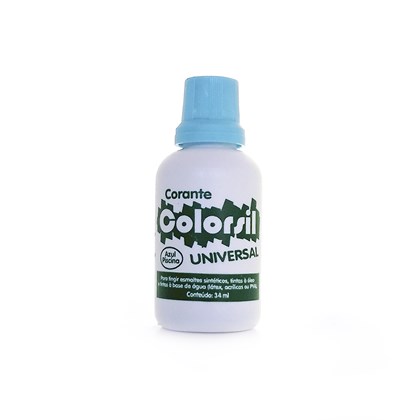 Corante Salisil tinta solvente e óleo Azul Piscina Colorsil