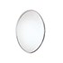 Espelho Oval Liso Com Moldura Alumínio 55 X 44cm Astra