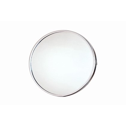 Espelho Redondo Astra Lisa 40cm Moldura Alumínio