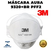 Kit 40 Máscaras 8801 PFF2 3M + 40 Máscaras Aura 9320+BR 3M