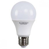 Lâmpada LED Bulbo 9W A60 Blumenau 6500K Luz Branca 
