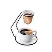 Mini Coador Café Fast Coffee Individual com Suporte Black