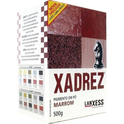 Corante Em Pó Xadrez Kit 2unidades 500gr Marrom