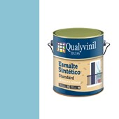 Tinta Esmalte Brilhan. 0,9L Standard Azul Celeste Qualyvinil