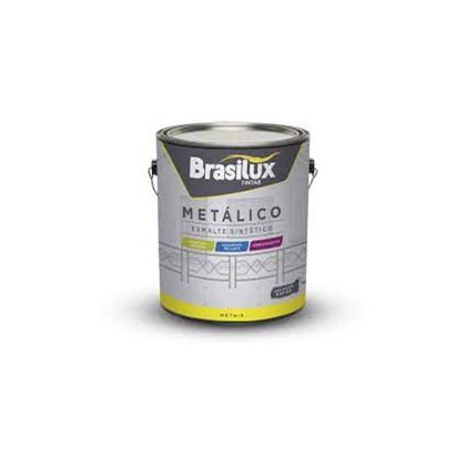 Tinta Esmalte sintético 3,6 L Dourado Brasilux Metálico