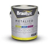 Tinta Esmalte sintético 3,6 L Dourado Brasilux Metálico 