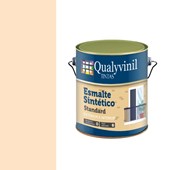 Tinta Esmalte Sintético Standard 0,9L cor Areia Qualyvinil