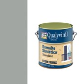 Tinta Esmalte Standard Brilhante 0,9L cor Platina Qualyvinil