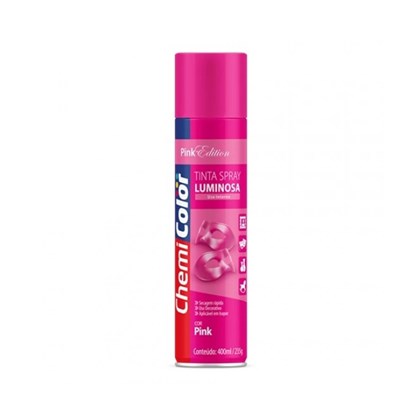 Tinta Spray Luminosa Pink 400 ml Chemicolor