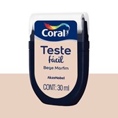 Tinta Teste Fácil 30ml Bege Marfim (Bege) - Coral