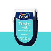 Produto Tinta Teste Fácil 30ml Beleza Do Caribe (Azul Claro) - Coral