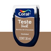 Produto Tinta Teste Fácil 30ml Bomba de Chocolate (Marrom) - Coral