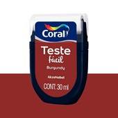 Tinta Teste Fácil 30ml Burgandy (Vermelho) - Coral