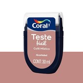 Produto Tinta Teste Fácil 30ml Café Místico (Bege) - Coral