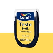 Tinta Teste Fácil 30ml Canário Belga (Amarelo) - Coral
