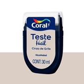 Tinta Teste Fácil 30ml Cinza De Grife (Cinza Claro) - Coral
