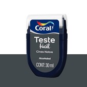 Tinta Teste Fácil 30ml Cinza Nobre (Cinza Escuro) - Coral