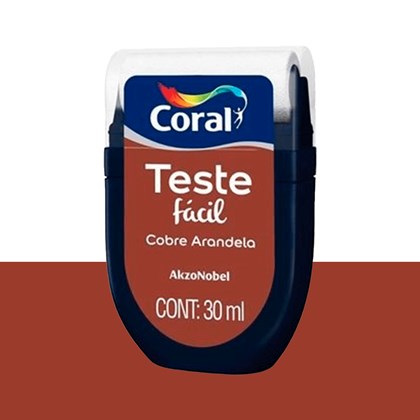 Tinta Teste Fácil 30ml Cobre Arandela (Marrom) - Coral