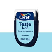 Tinta Teste Fácil 30ml Corrente Oceânica (Azul Claro) - Coral