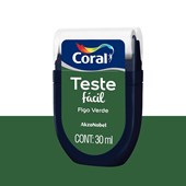 Produto Tinta Teste Fácil 30ml Figo Verde (Verde Escuro) - Coral