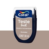 Tinta Teste Fácil 30ml Madeira Acinzentada (Marrom) - Coral
