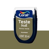 Produto Tinta Teste Fácil 30ml Pomar Verde (Verde Militar) - Coral