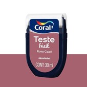 Produto Tinta Teste Fácil 30ml Rosa Capri (Rosa) - Coral