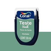 Produto Tinta Teste Fácil 30ml Trevo Da Sorte (Verde Claro) - Coral