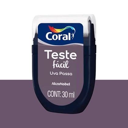Tinta Teste Fácil 30ml Uva Passa (Roxo) - Coral