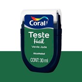 Produto Tinta Teste Fácil 30ml Verde Jade (Verde Escuro) - Coral