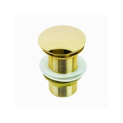 Válvula Click Inox 304 1.1/4 Pol.Gold DouradoOuro Flux Hidro